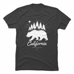 california bear flag shirt